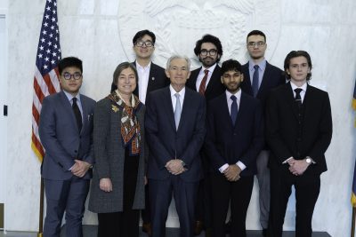Team 2023 with the Fed Chairman, Mr. Powell